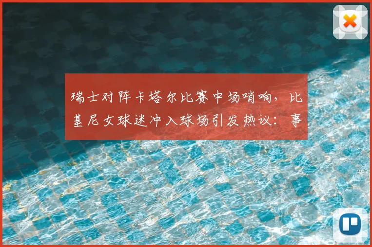 瑞士对阵卡塔尔比赛中场哨响，比基尼女球迷冲入球场引发热议：事件始末与安全警示